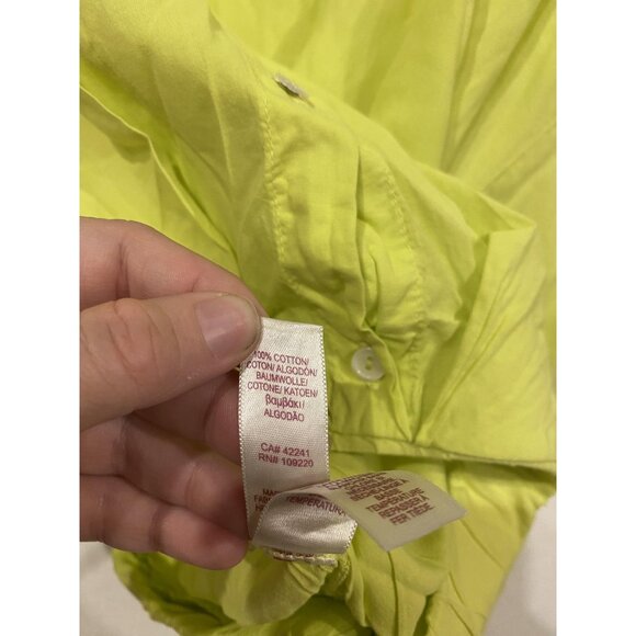 Velvet by Graham & Spencer Shirt Womens Medium Cropped Button Up Blouse Top - Picture 4 of 5